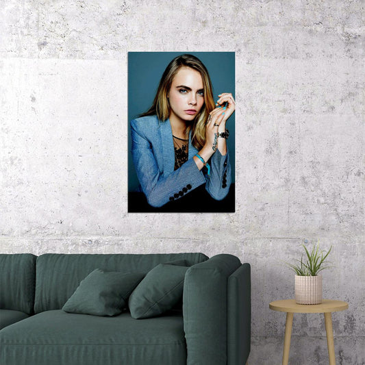 Cara Delevingne Model Actress Poster Wall Art Print Home Wall Decor