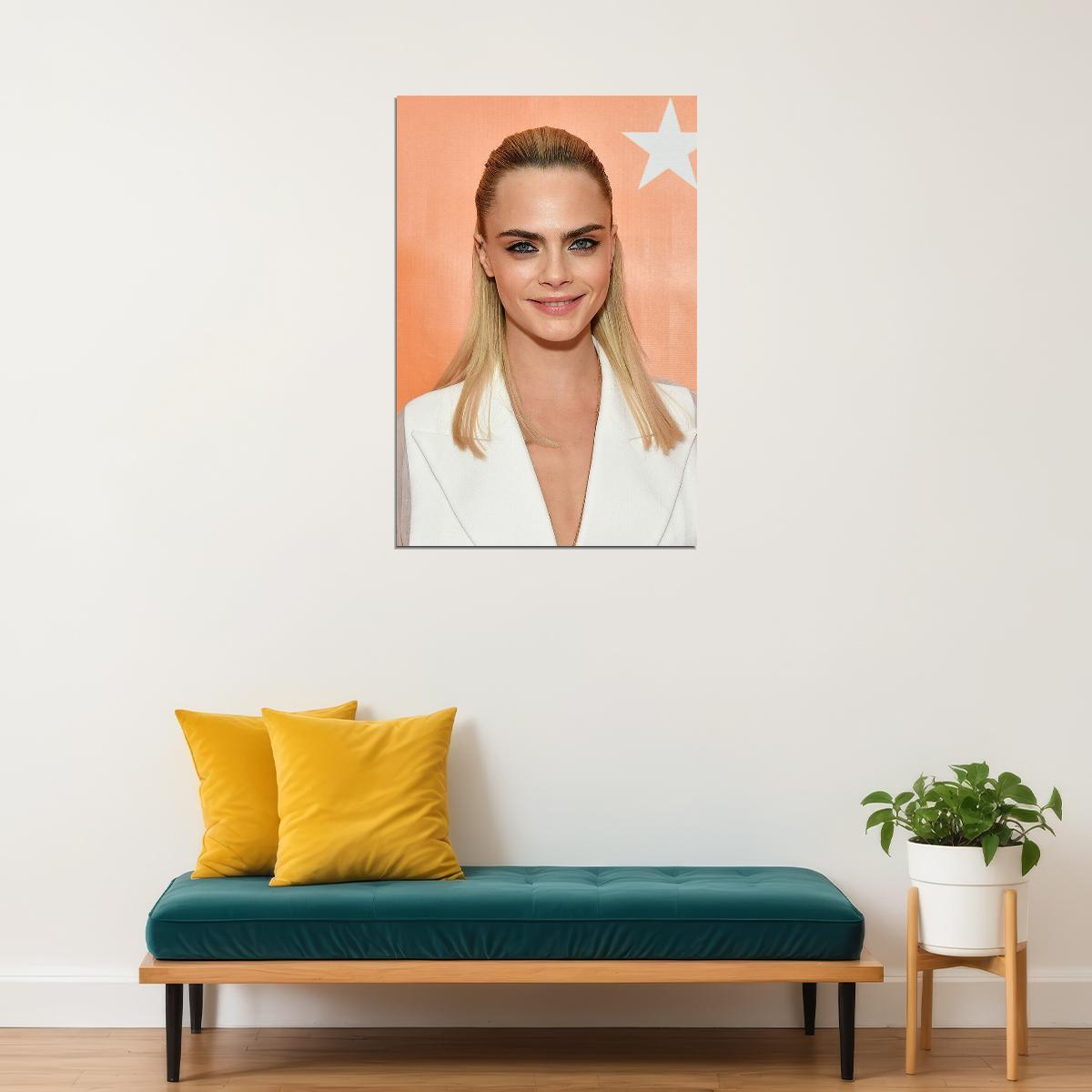Cara Delevingne Model Actress Poster Wall Art Print Home Wall Decor