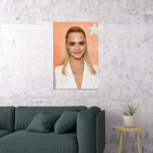 Cara Delevingne Model Actress Poster Wall Art Print Home Wall Decor