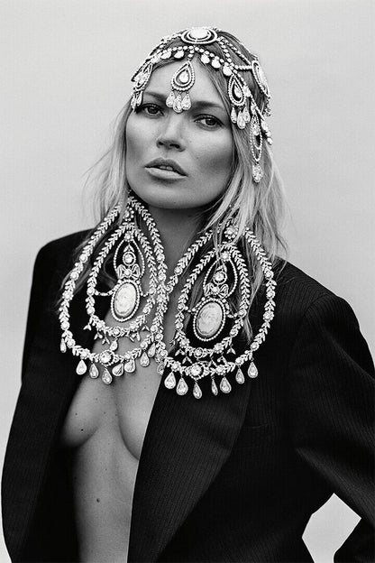 Kate Moss British Supermodel Poster Wall Art Print Home Wall Decor