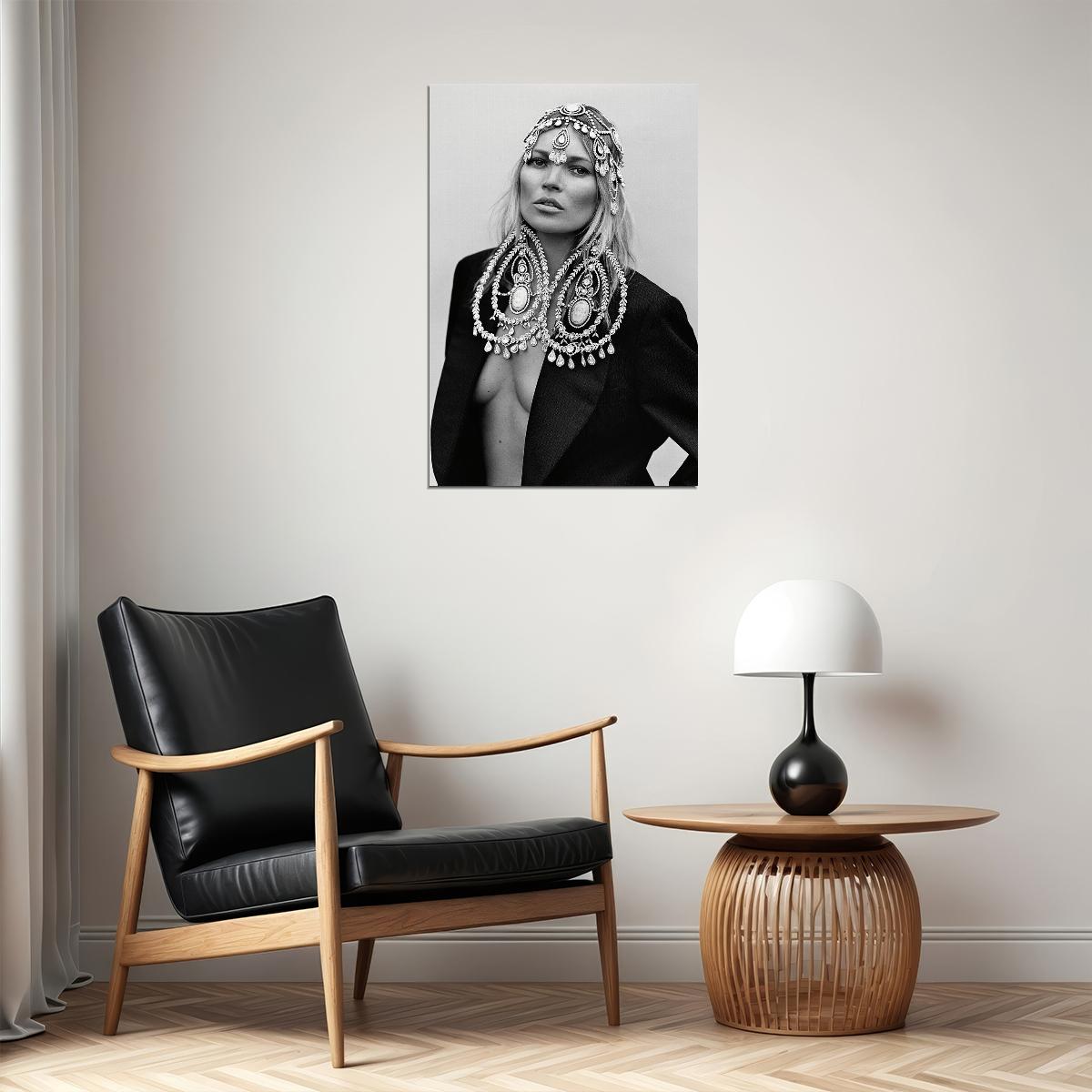Kate Moss British Supermodel Poster Wall Art Print Home Wall Decor