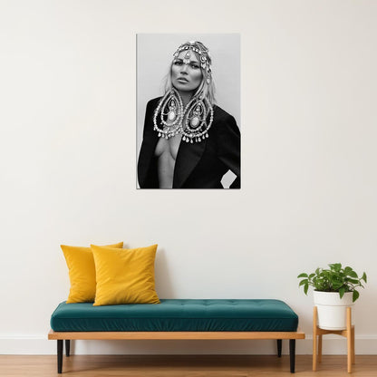 Kate Moss British Supermodel Poster Wall Art Print Home Wall Decor