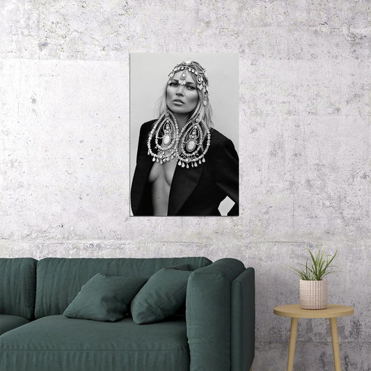 Kate Moss British Supermodel Poster Wall Art Print Home Wall Decor