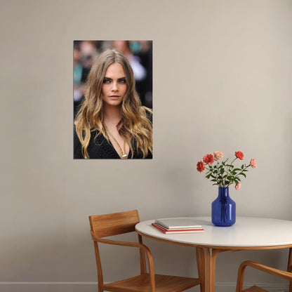 Cara Delevingne British Model Born In London Poster Wall Art Print Home Wall Decor