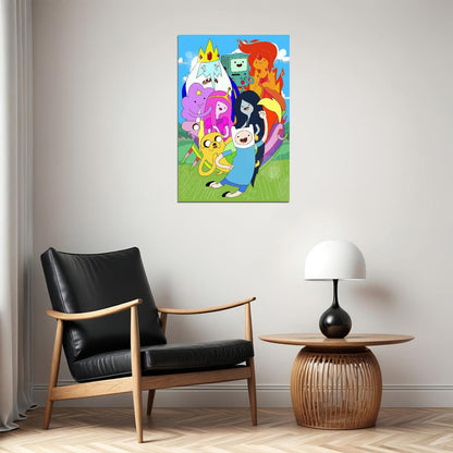 Adventure Time Movie Animation Action Poster Wall Art Print Home Wall Decor