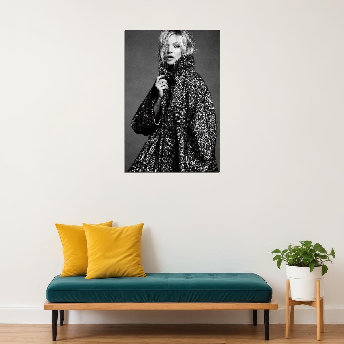 Kate Moss Fall Winter 2012-05 Supermodel Poster Wall Art Print Home Wall Decor