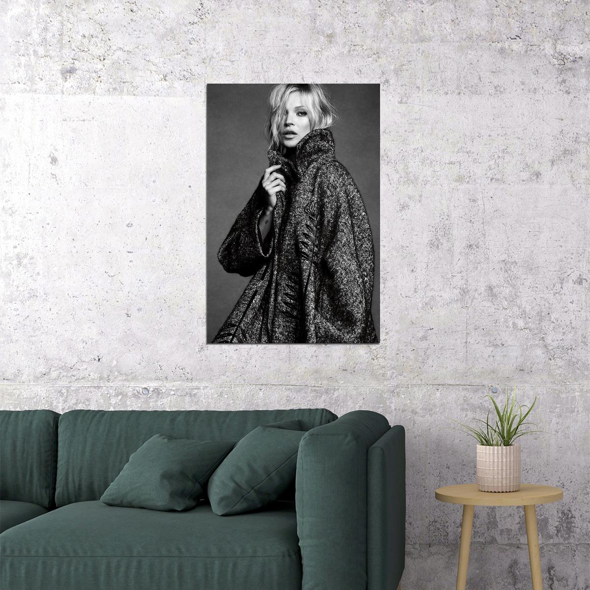 Kate Moss Fall Winter 2012-05 Supermodel Poster Wall Art Print Home Wall Decor