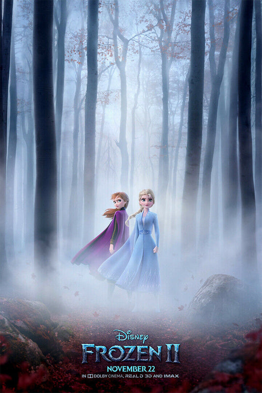 Frozen 2 Movie Animation Adventure Comedy Poster Wall Art Print Home Wall Decor