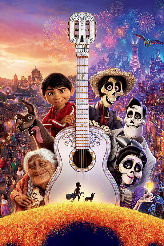 Coco Movie Animation Adventure Poster Wall Art Print Home Wall Decor