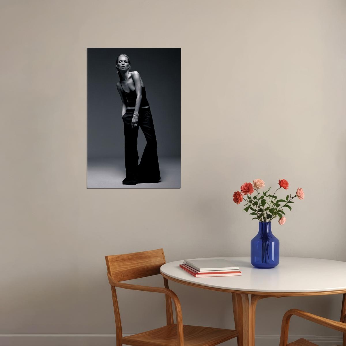 Kate Moss British Supermodel Poster Wall Art Print Home Wall Decor