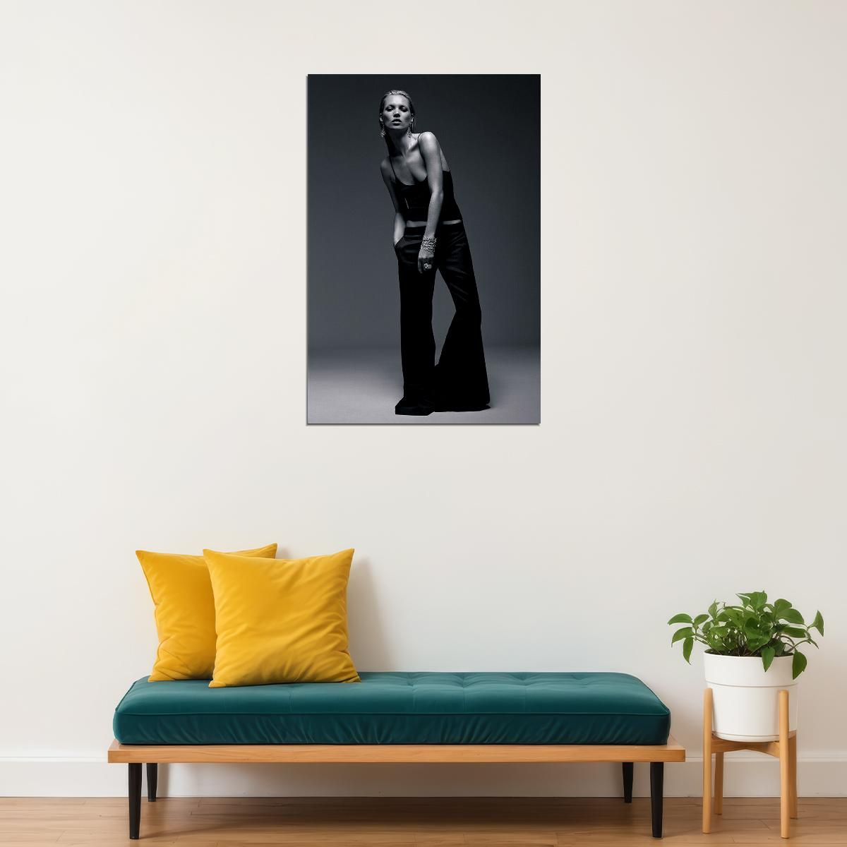 Kate Moss British Supermodel Poster Wall Art Print Home Wall Decor
