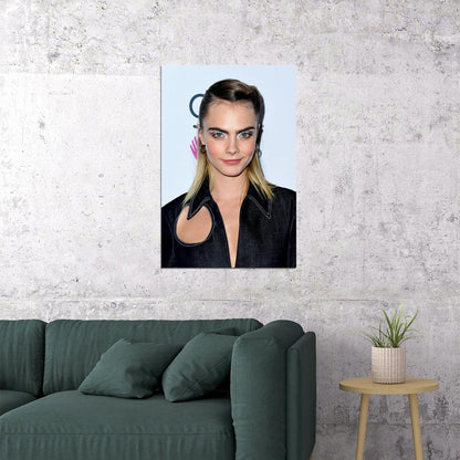 Cara Delevingne Model Actress Poster Wall Art Print Home Wall Decor