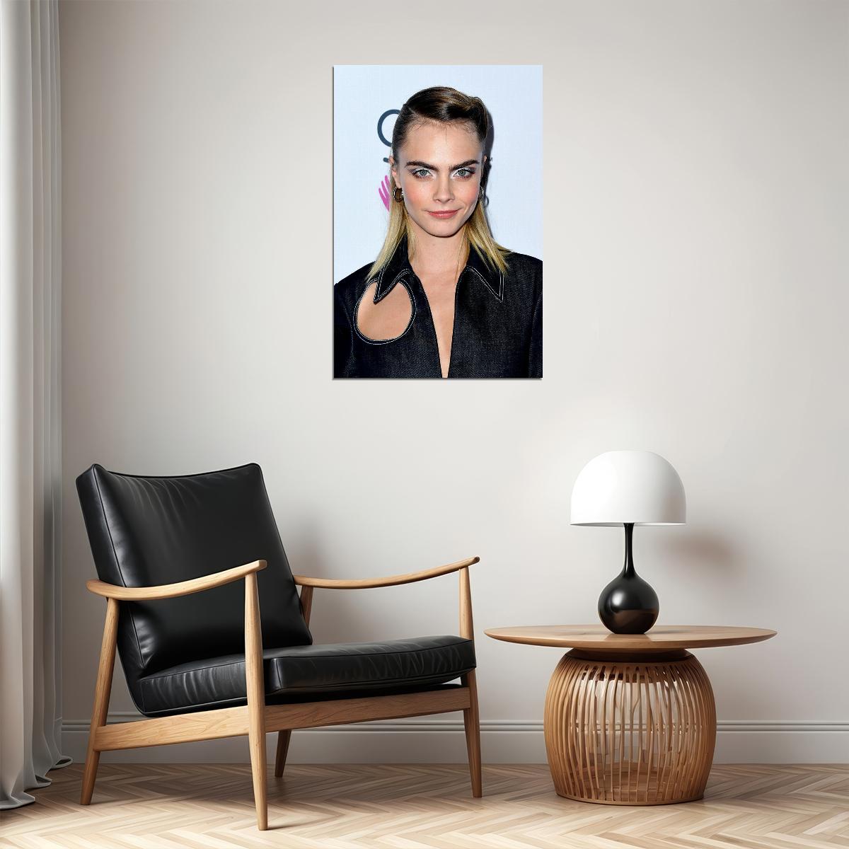 Cara Delevingne Model Actress Poster Wall Art Print Home Wall Decor