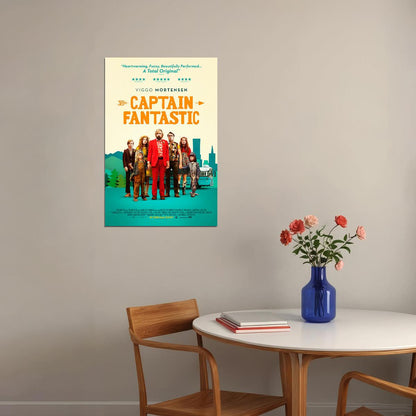 Captain Fantastic Classic Movie Poster Wall Art Print Home Wall Decor