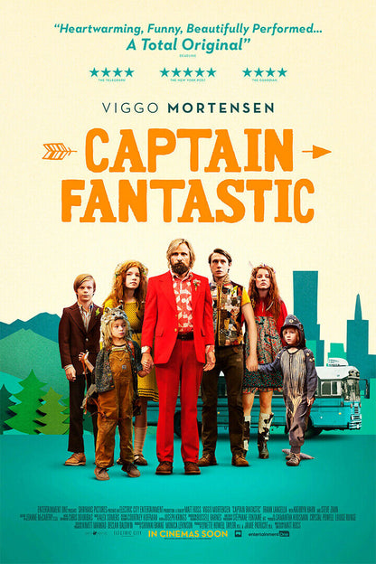 Captain Fantastic Classic Movie Poster Wall Art Print Home Wall Decor