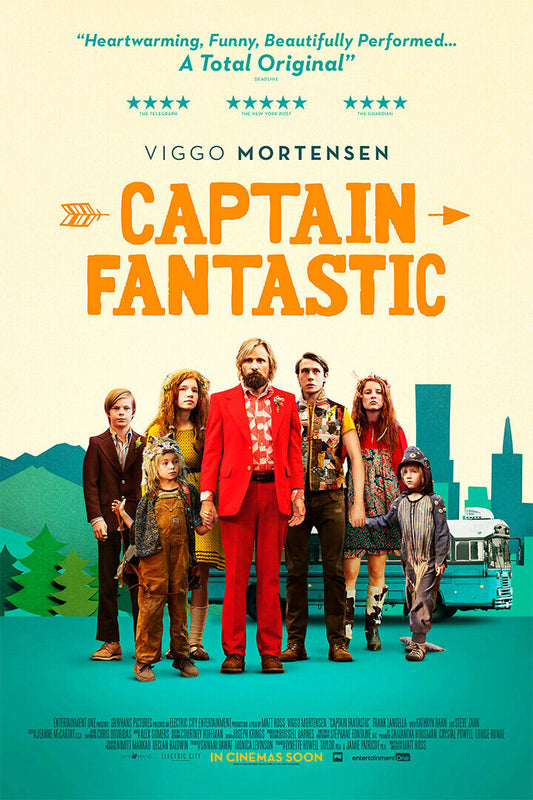Captain Fantastic Classic Movie Poster Wall Art Print Home Wall Decor