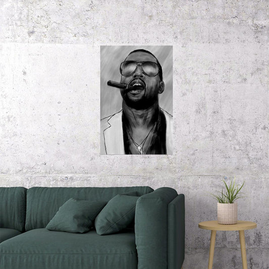 Kanye West Hip Hop Rap Music Entrepreneur Poster Wall Art Print Home Wall Decor