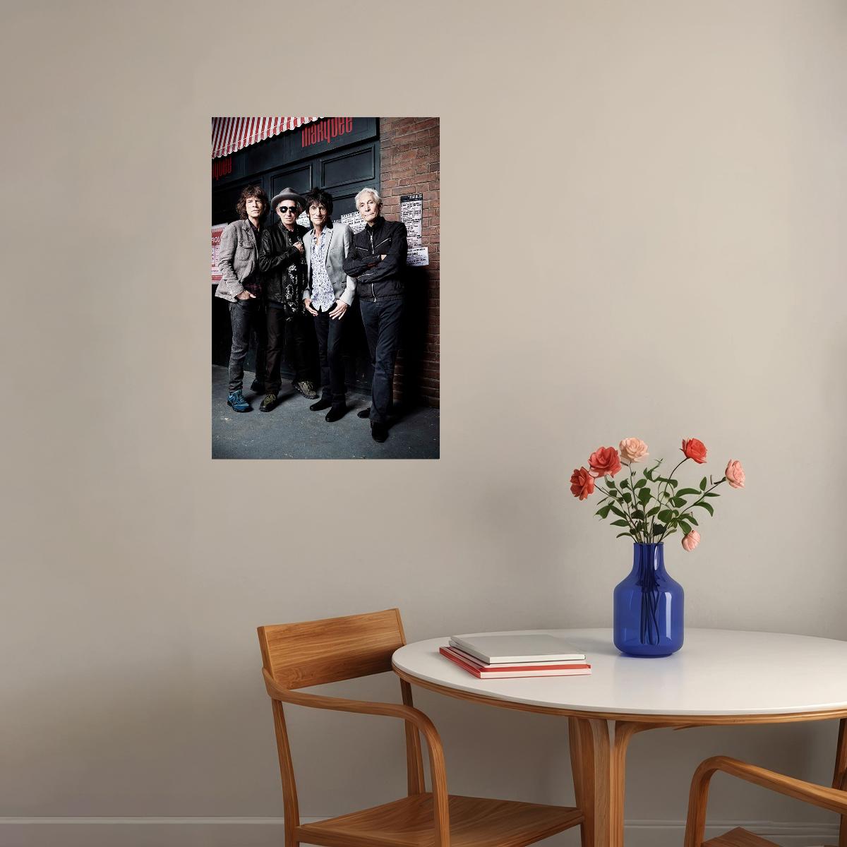 Tumbling Stones Musicians Singers Poster Wall Art Print Home Wall Decor