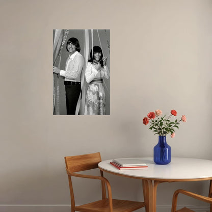 Richard And Karen Carpenter Musicians Poster Wall Art Print Home Wall Decor