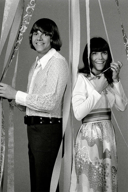 Richard And Karen Carpenter Musicians Poster Wall Art Print Home Wall Decor