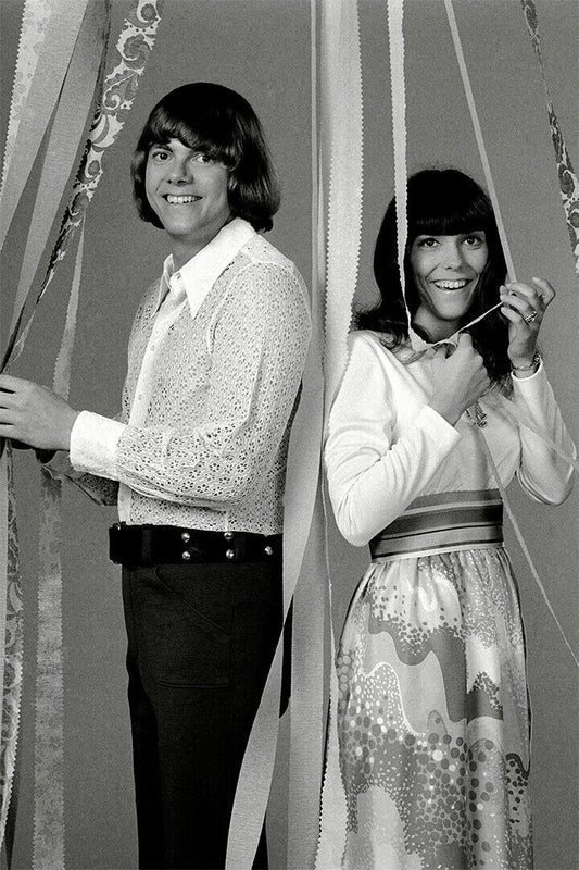 Richard And Karen Carpenter Musicians Poster Wall Art Print Home Wall Decor