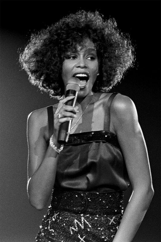 Whitney Houston Award Winning Musician Artist Poster Wall Art Print Home Wall Decor