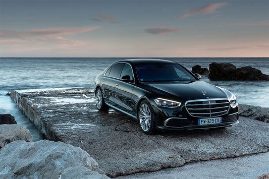 Mercedes-benz S 400 D 4matic Luxury Black Model Poster Wall Art Print Home Wall Decor