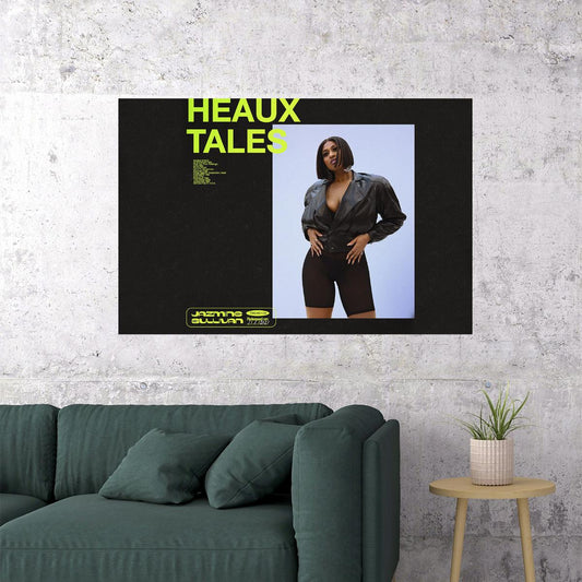 Jazmine Sullivan Heaux Tales Music Album Poster Wall Art Print Home Wall Decor