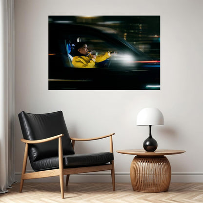 Roddy Ricch Rap Singer Live Life Fast Music Album Poster Wall Art Print Home Wall Decor