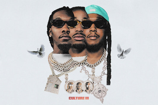 Migos Culture Fan Album Music Rap 2017 Cover Poster Wall Art Print Home Wall Decor