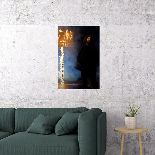 J Cole Rapper Hip Hop Artist Music Singer Poster Wall Art Print Home Wall Decor