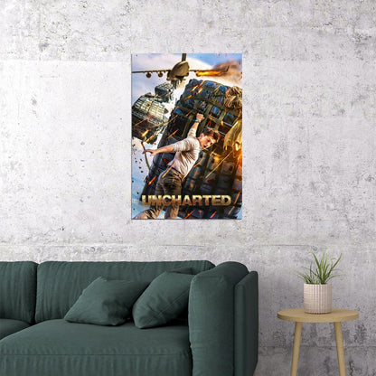 Uncharted Movie Action Adventure Excitement Poster Wall Art Print Home Wall Decor