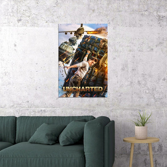 Uncharted Movie Action Adventure Excitement Poster Wall Art Print Home Wall Decor