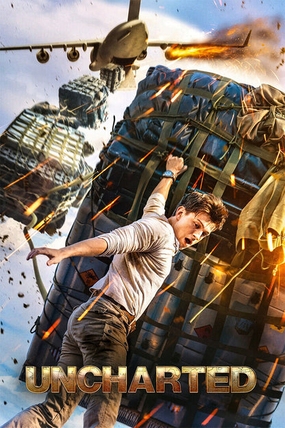 Uncharted Movie Action Adventure Excitement Poster Wall Art Print Home Wall Decor