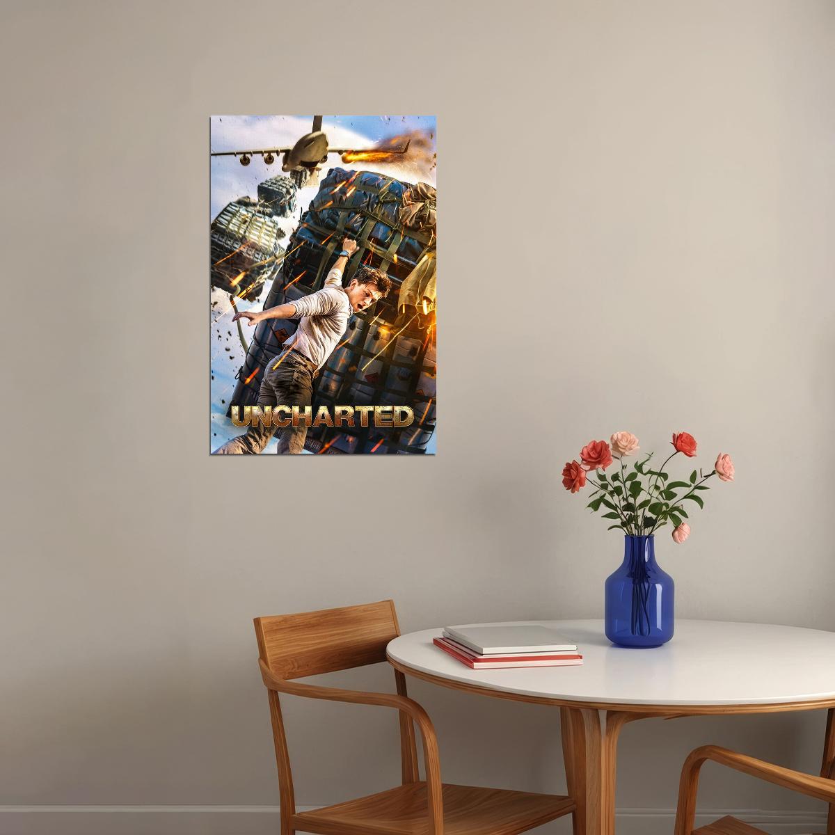 Uncharted Movie Action Adventure Excitement Poster Wall Art Print Home Wall Decor
