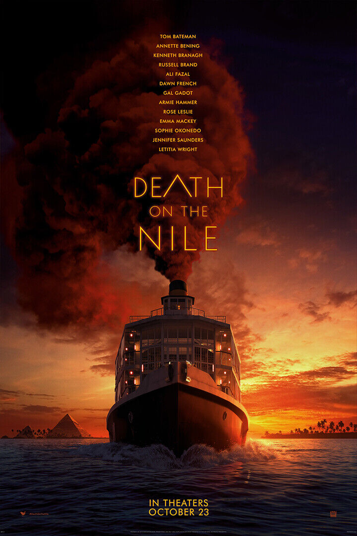 Death On The Nile Movie Mystery Crime Drama Poster Wall Art Print Home Wall Decor