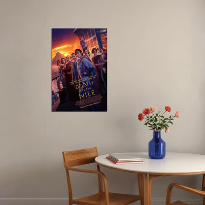 Death On The Nile Movie Crime Drama Mystery Poster Wall Art Print Home Wall Decor