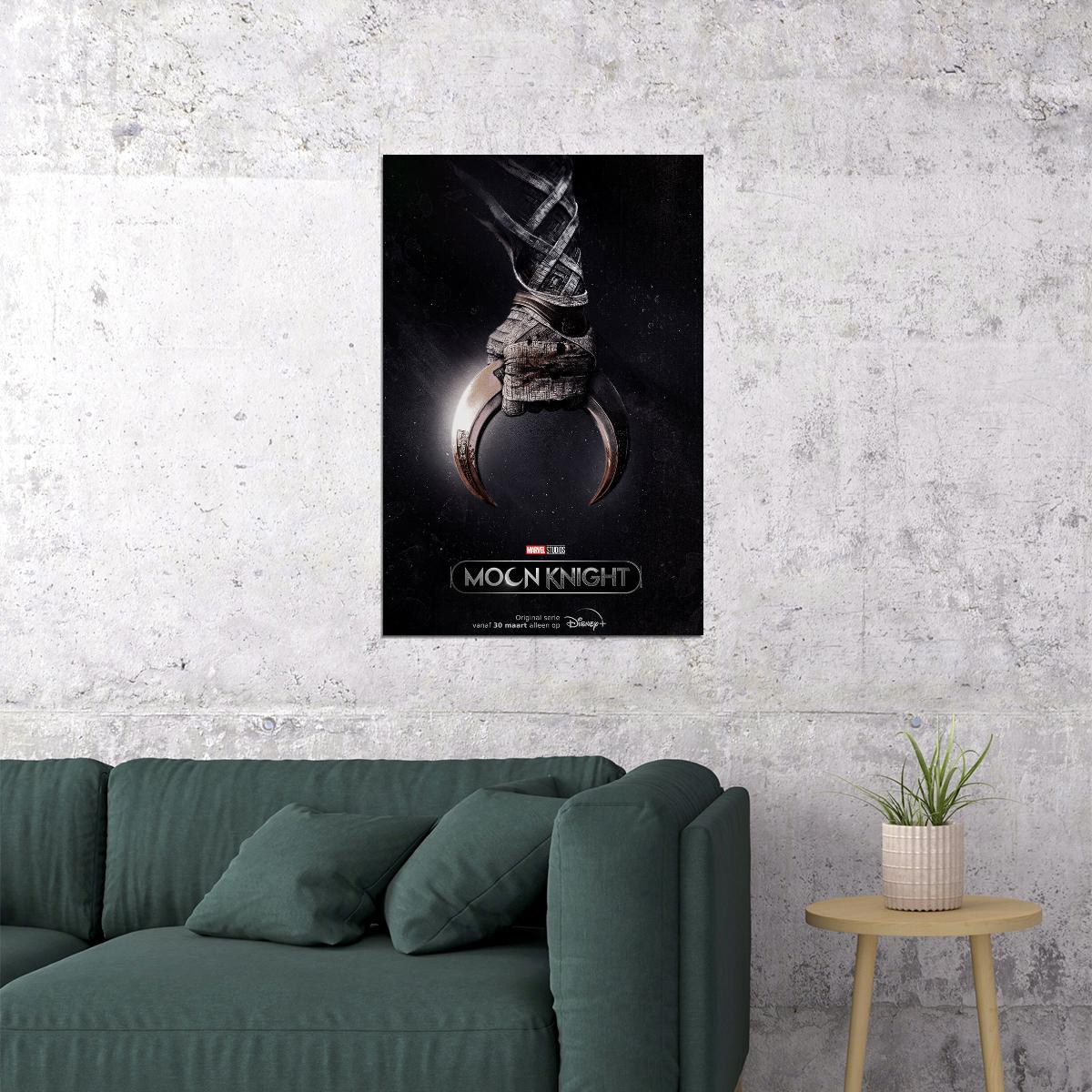 Moon Knight Movie Action Drama Adventure Mystery Poster Wall Art Print Home Wall Decor