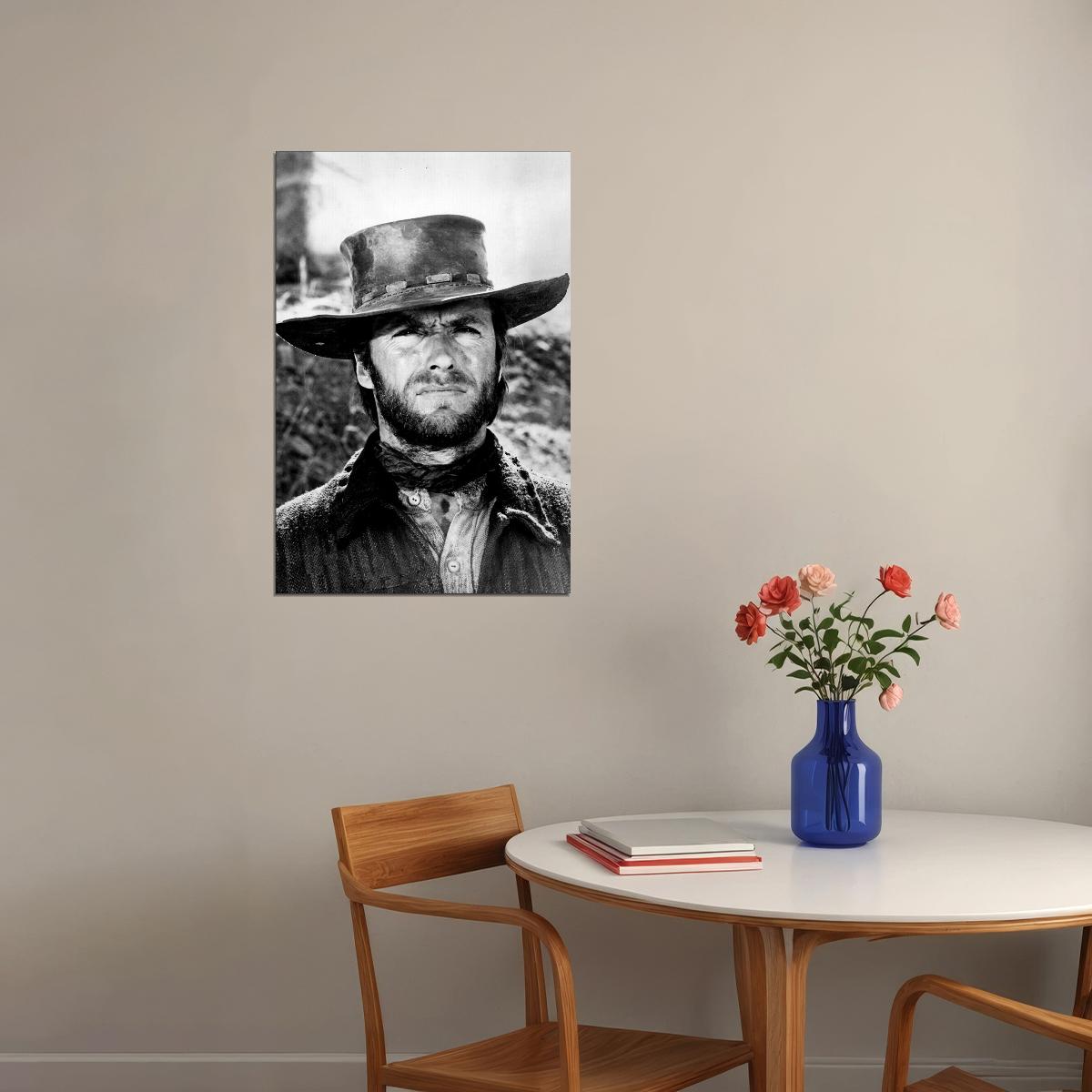 Eastwood In The Outlaw Josey Wales Movie Poster Wall Art Print Home Wall Decor