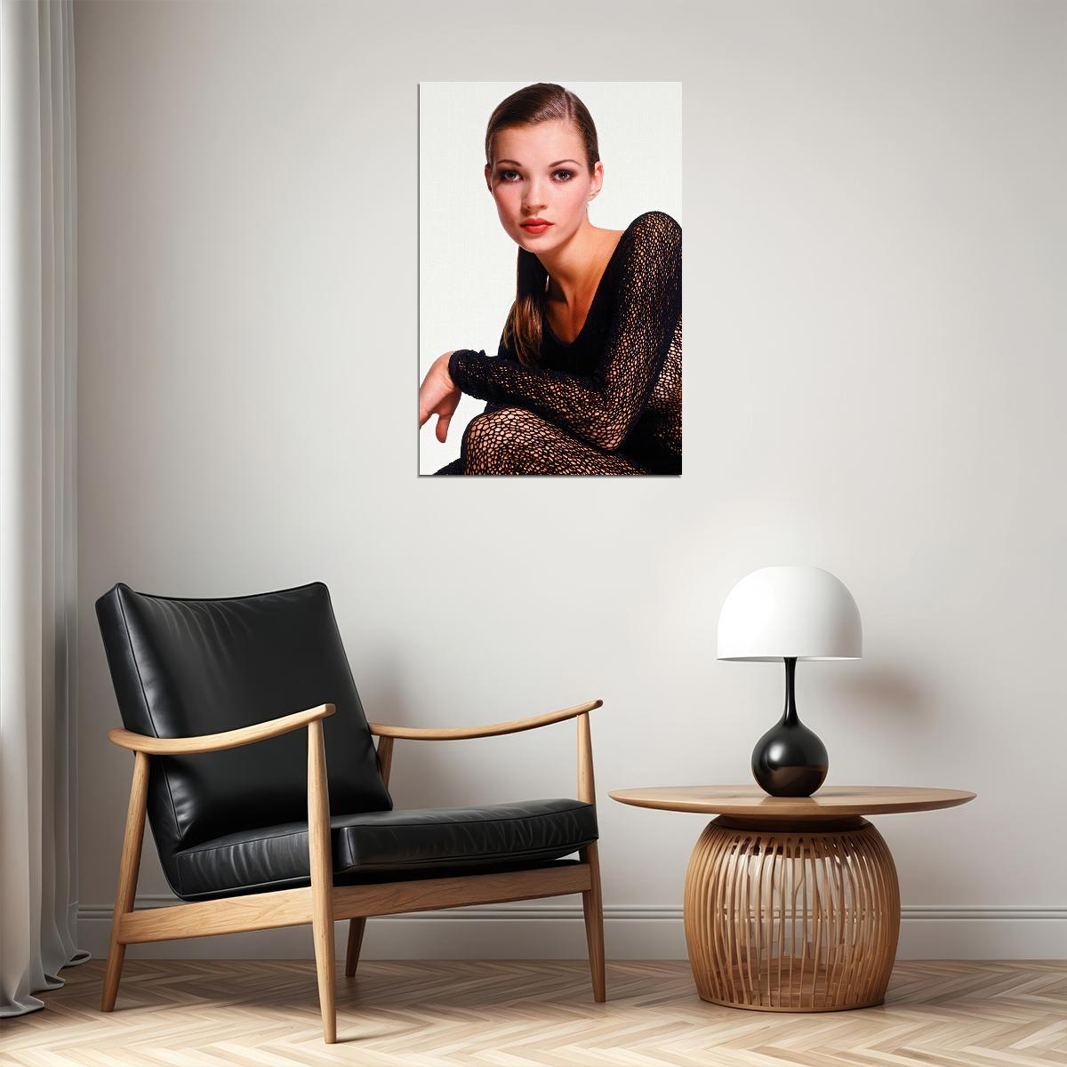 Kate Moss Model Artist Fashion Icon Poster Wall Art Print Home Wall Decor