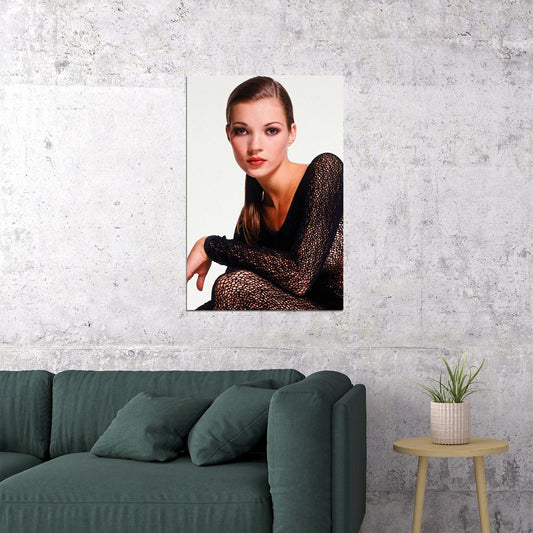 Kate Moss Model Artist Fashion Icon Poster Wall Art Print Home Wall Decor