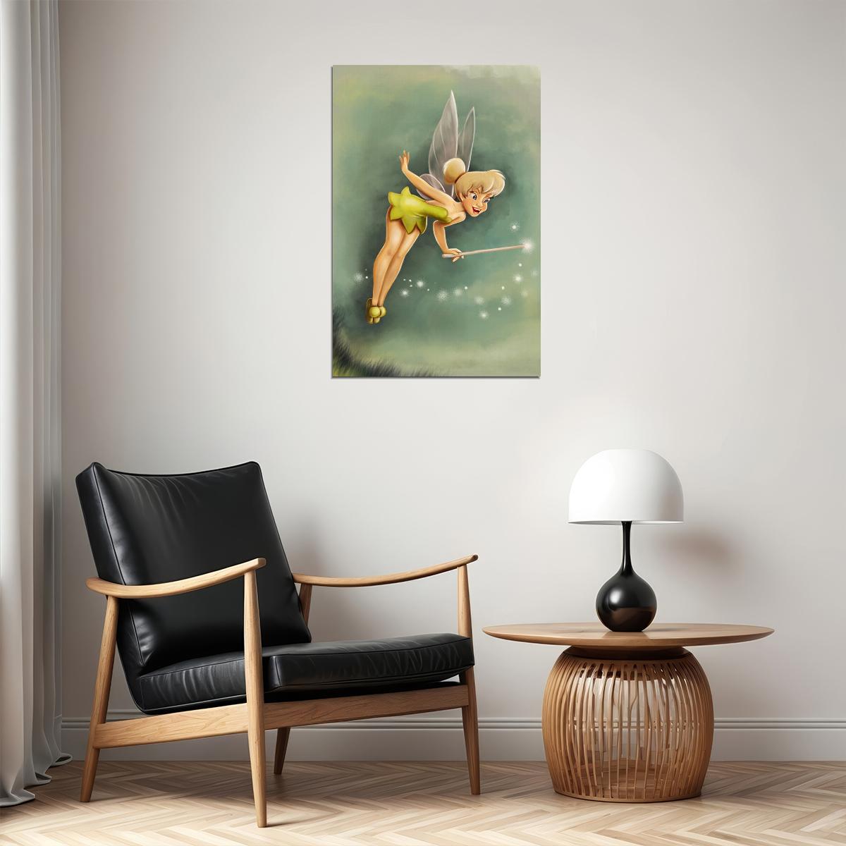 Tinker Bell Fairy Animaiton Movie Poster Wall Art Print Home Wall Decor