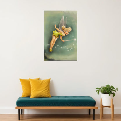 Tinker Bell Fairy Animaiton Movie Poster Wall Art Print Home Wall Decor