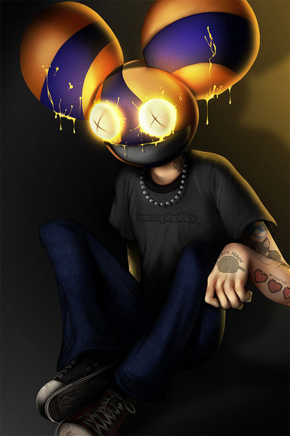 Deadmause Music Producer And Artist Poster Wall Art Print Home Wall Decor