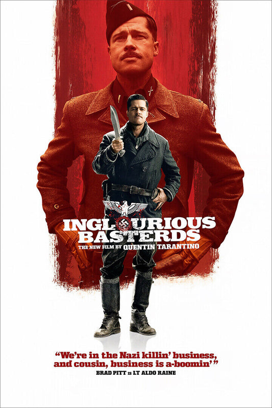 Inglourious Basterds Quentin Tarantino Movie Poster Wall Art Print Home Wall Decor