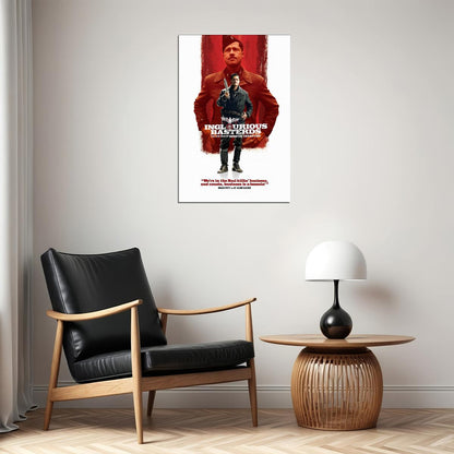 Inglourious Basterds Quentin Tarantino Movie Poster Wall Art Print Home Wall Decor