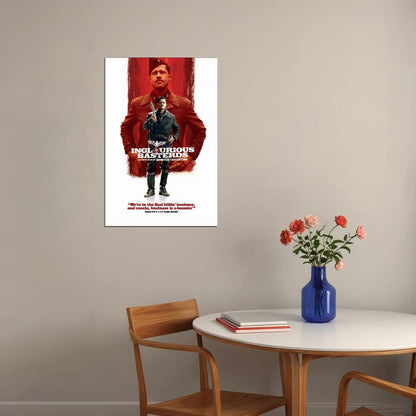 Inglourious Basterds Quentin Tarantino Movie Poster Wall Art Print Home Wall Decor