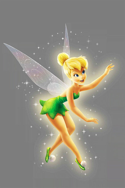 Tinker Bell Fairy Animation Adventure Movie Poster Wall Art Print Home Wall Decor