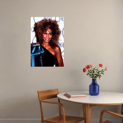 Whitney Houston Singer Musician Artist Poster Wall Art Print Home Wall Decor