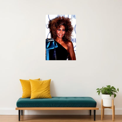 Whitney Houston Singer Musician Artist Poster Wall Art Print Home Wall Decor